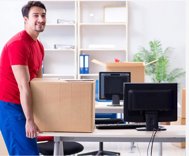 Office removalists at work